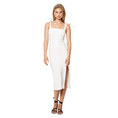 Bonita Tie Up Midi Dress | [product-vendor] | Chic Style Hire | Designer Dress Hire Sydney Australia