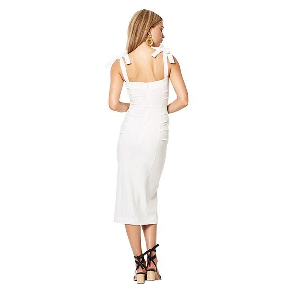 Bonita Tie Up Midi Dress | [product-vendor] | Chic Style Hire | Designer Dress Hire Sydney Australia