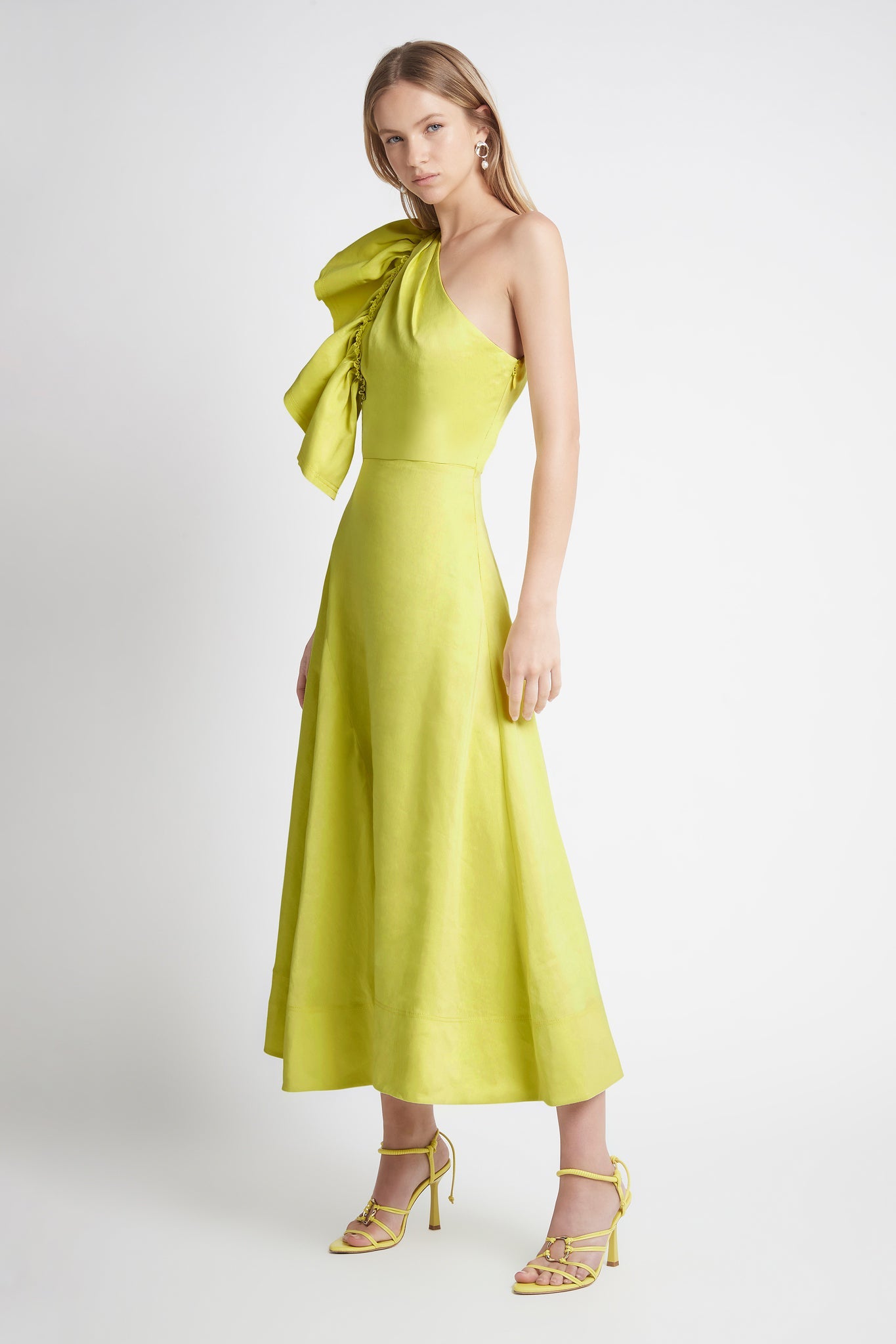 Bonjour Asymmetric Midi Dress