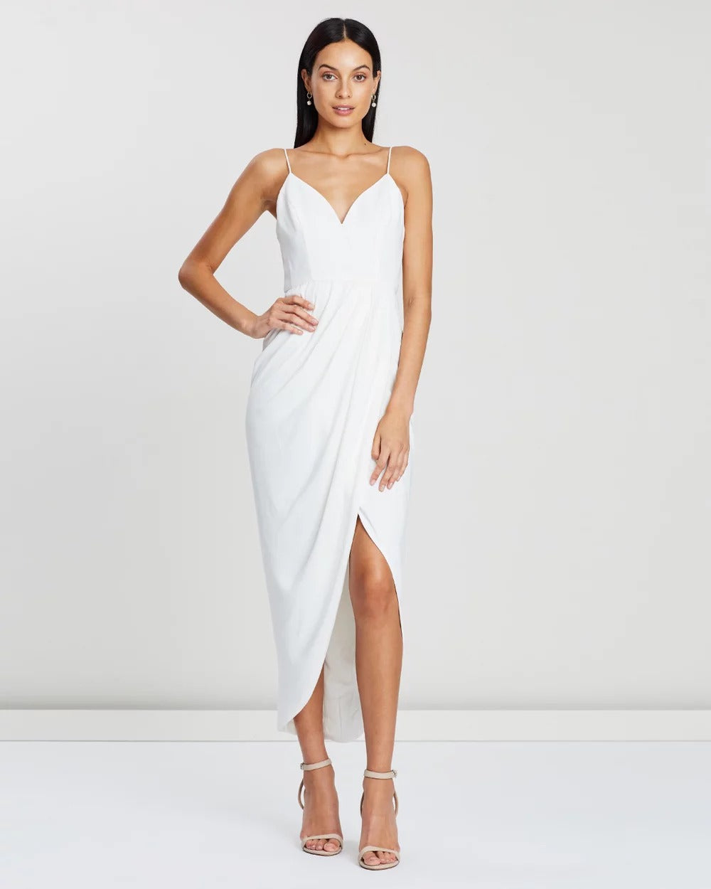 Core Cocktail Dress – Ivory | [product-vendor] | Chic Style Hire | Designer Dress Hire Sydney Australia