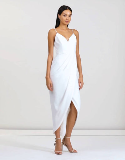 Core Cocktail Dress – Ivory | [product-vendor] | Chic Style Hire | Designer Dress Hire Sydney Australia