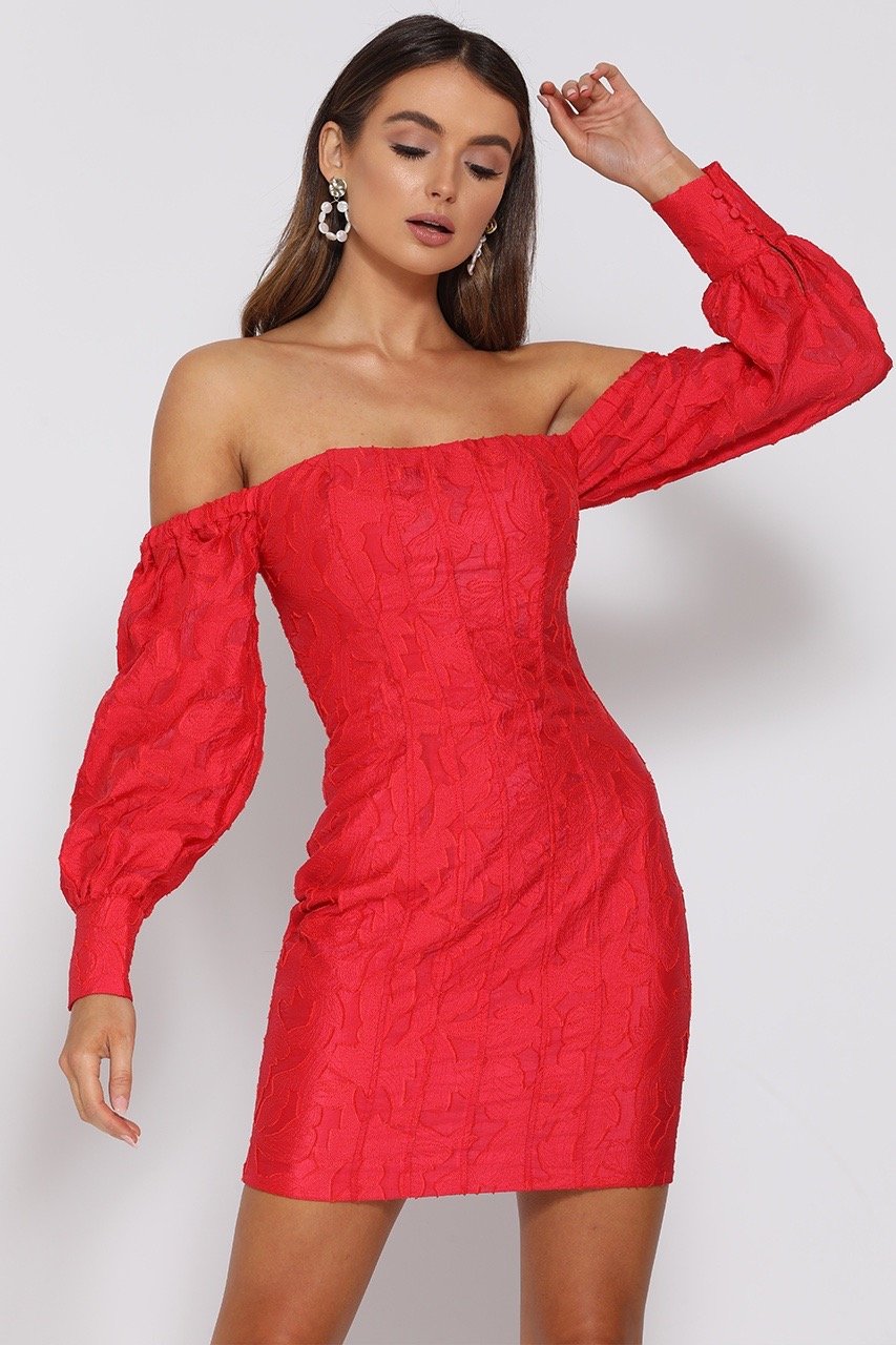 Natalia Mini Dress Red | [product-vendor] | Chic Style Hire | Designer Dress Hire Sydney Australia